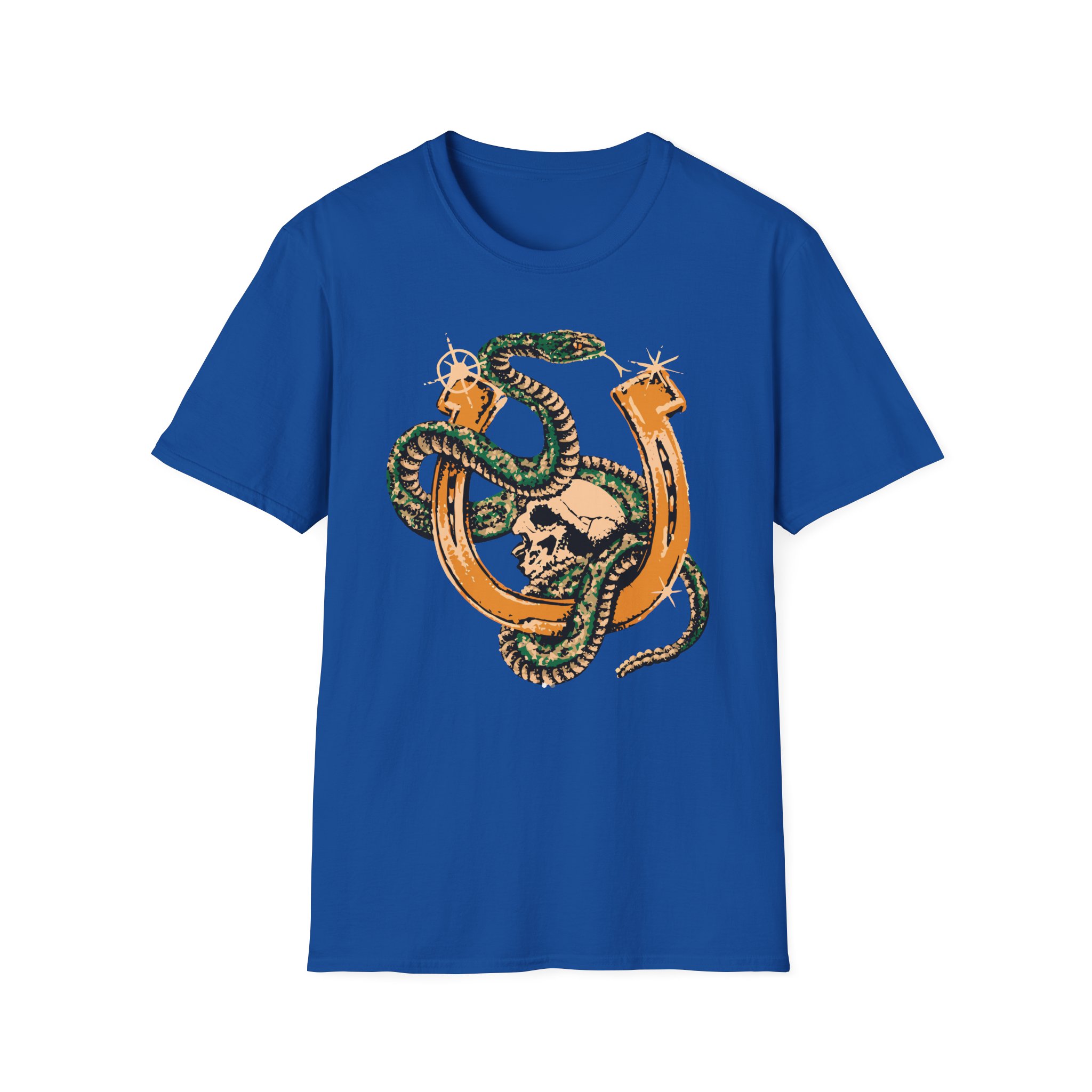 ZZ Top Snake Skull Unisex Softstyle T-Shirt