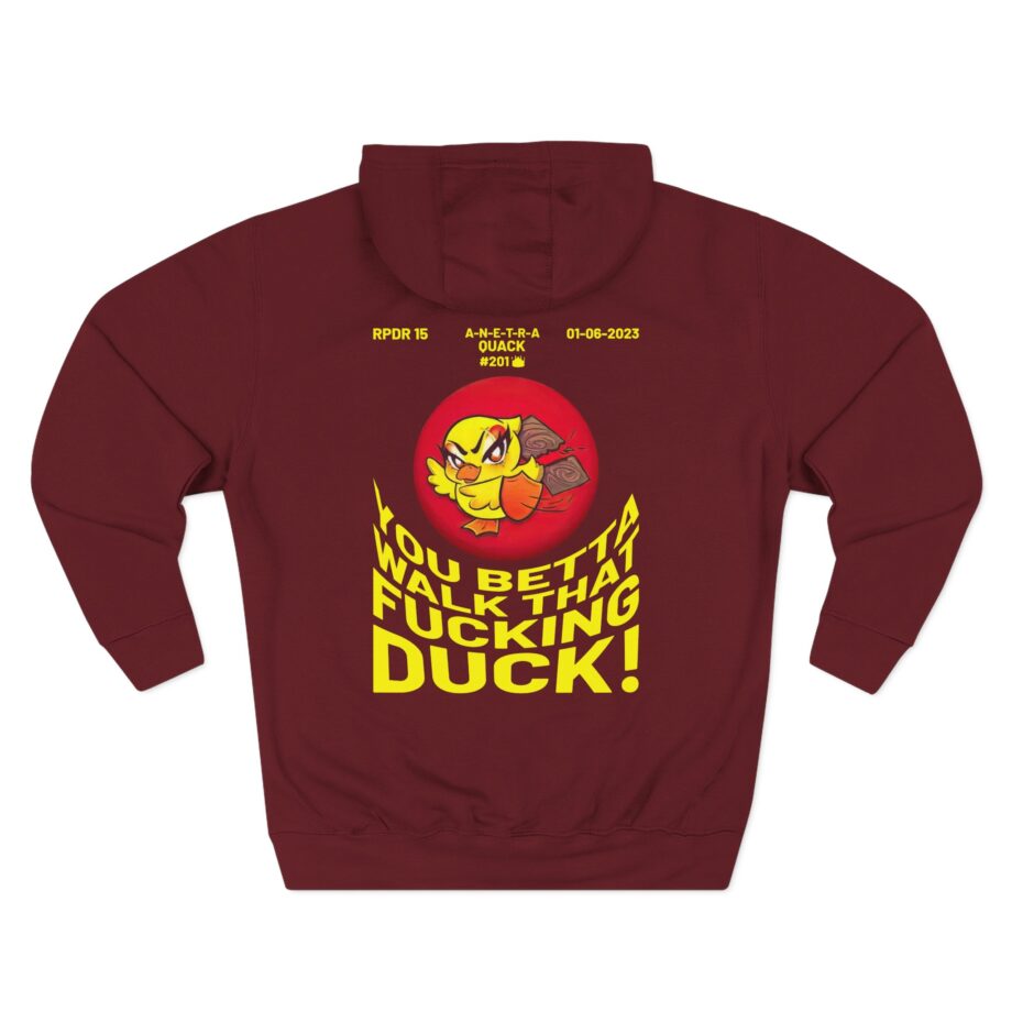 Anetra You Betta Three-Panel Fleece Hoodie
