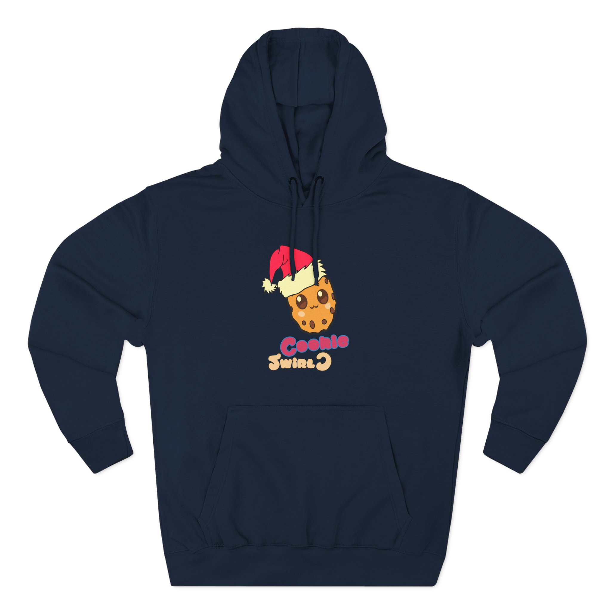 Cookieswirlc Three-Panel Fleece Hoodie