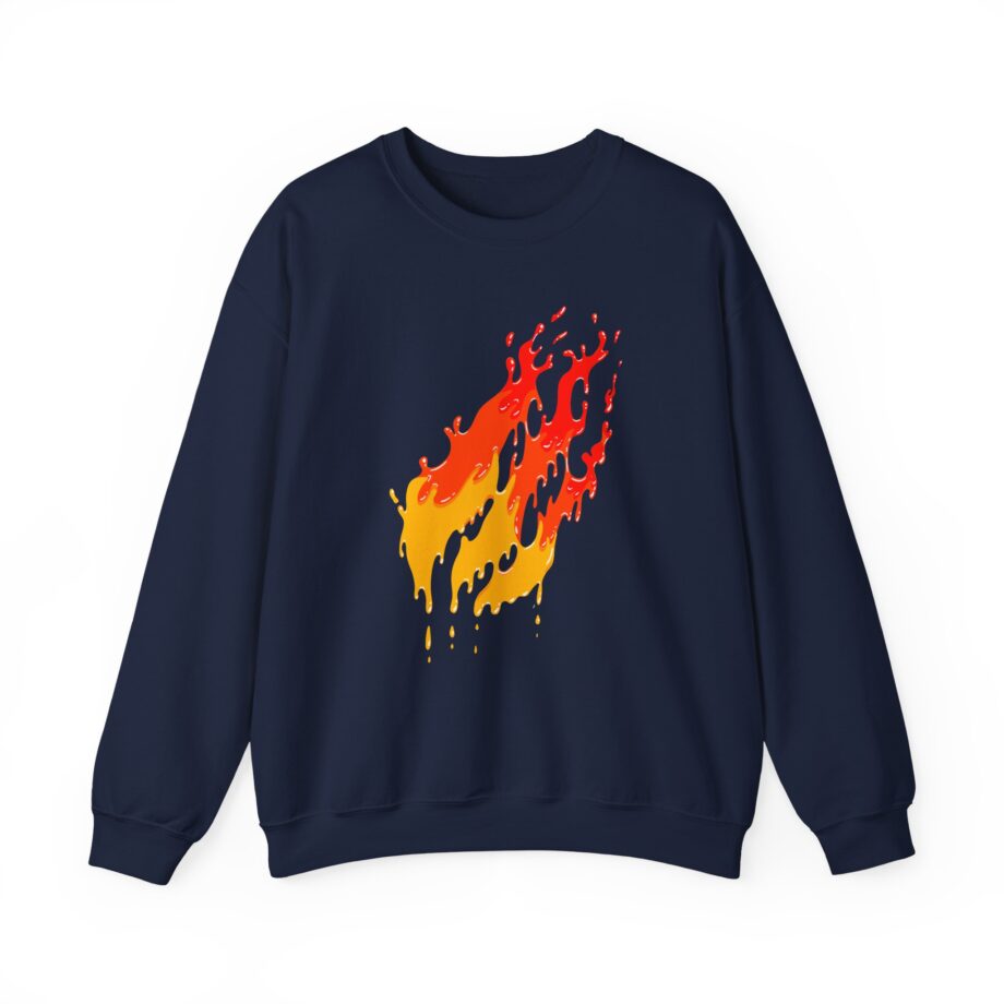 Preston Fire Drip Unisex Heavy Blend™ Crewneck Sweatshirt