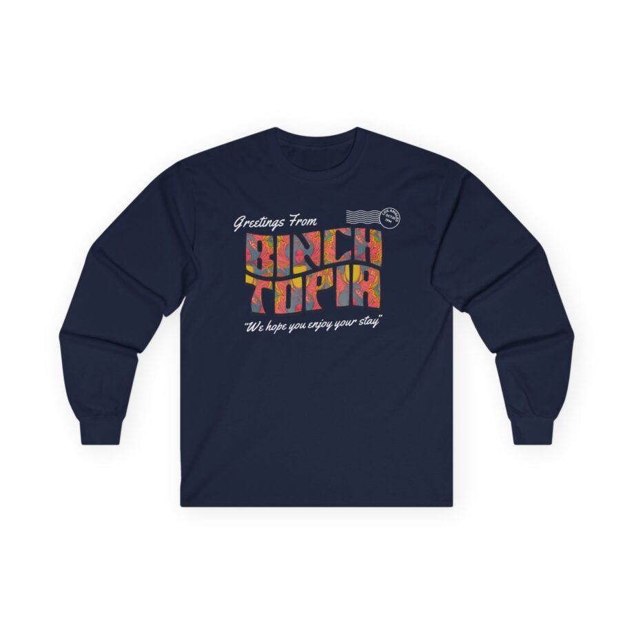Binchtopia Postcard Unisex Ultra Cotton Long Sleeve Tee