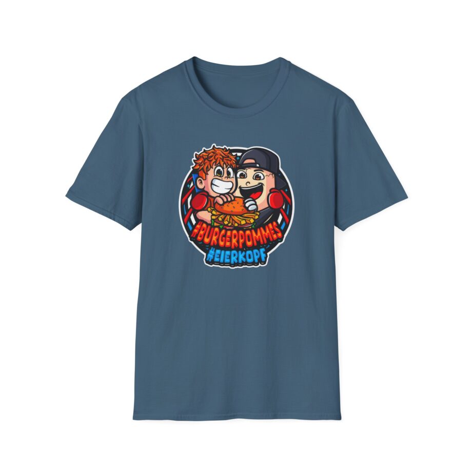 Burger Pommes eierkopf Unisex Softstyle T-Shirt