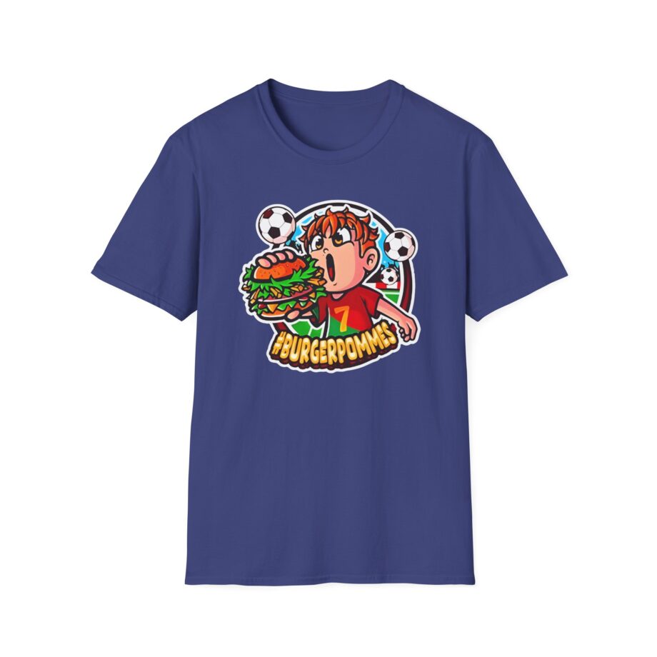 Burger Pommes Unisex Softstyle T-Shirt