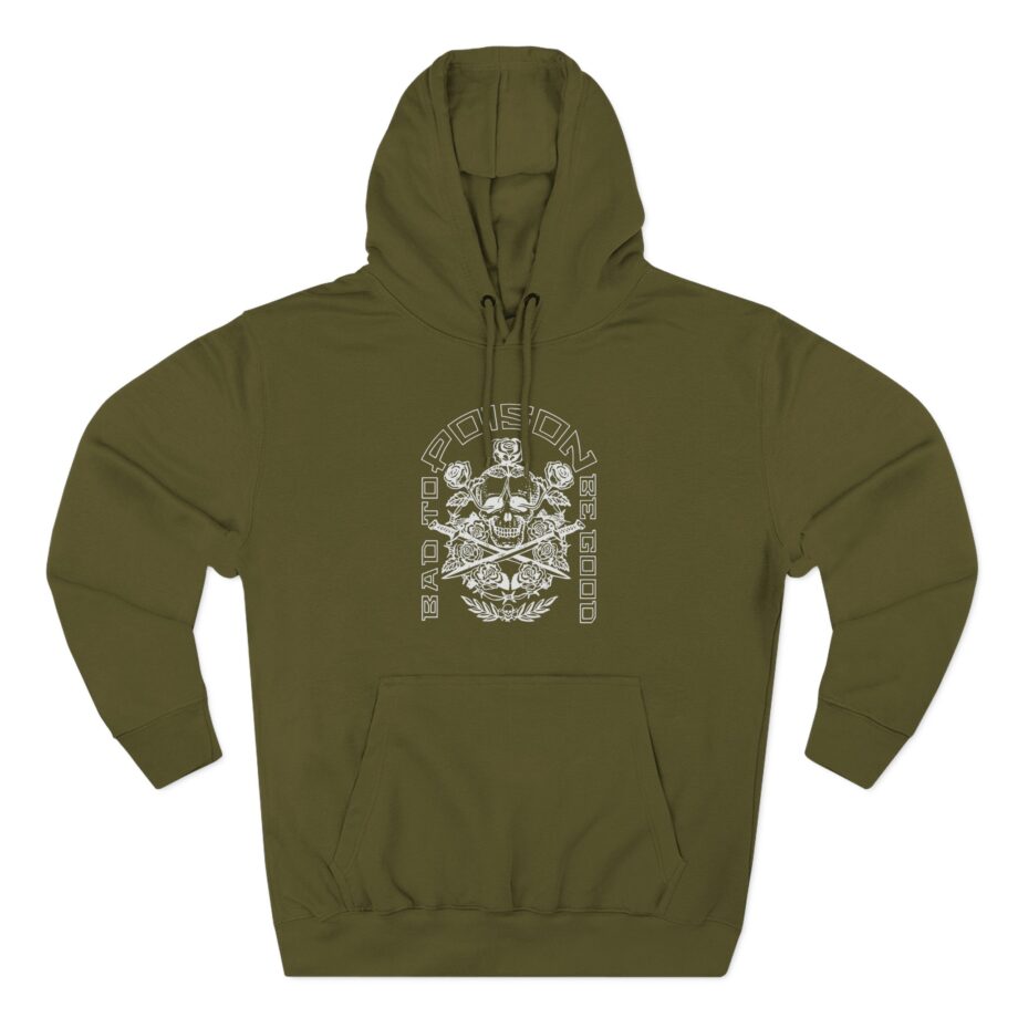 Poison Bad to Be Good Three-Panel Fleece Hoodie