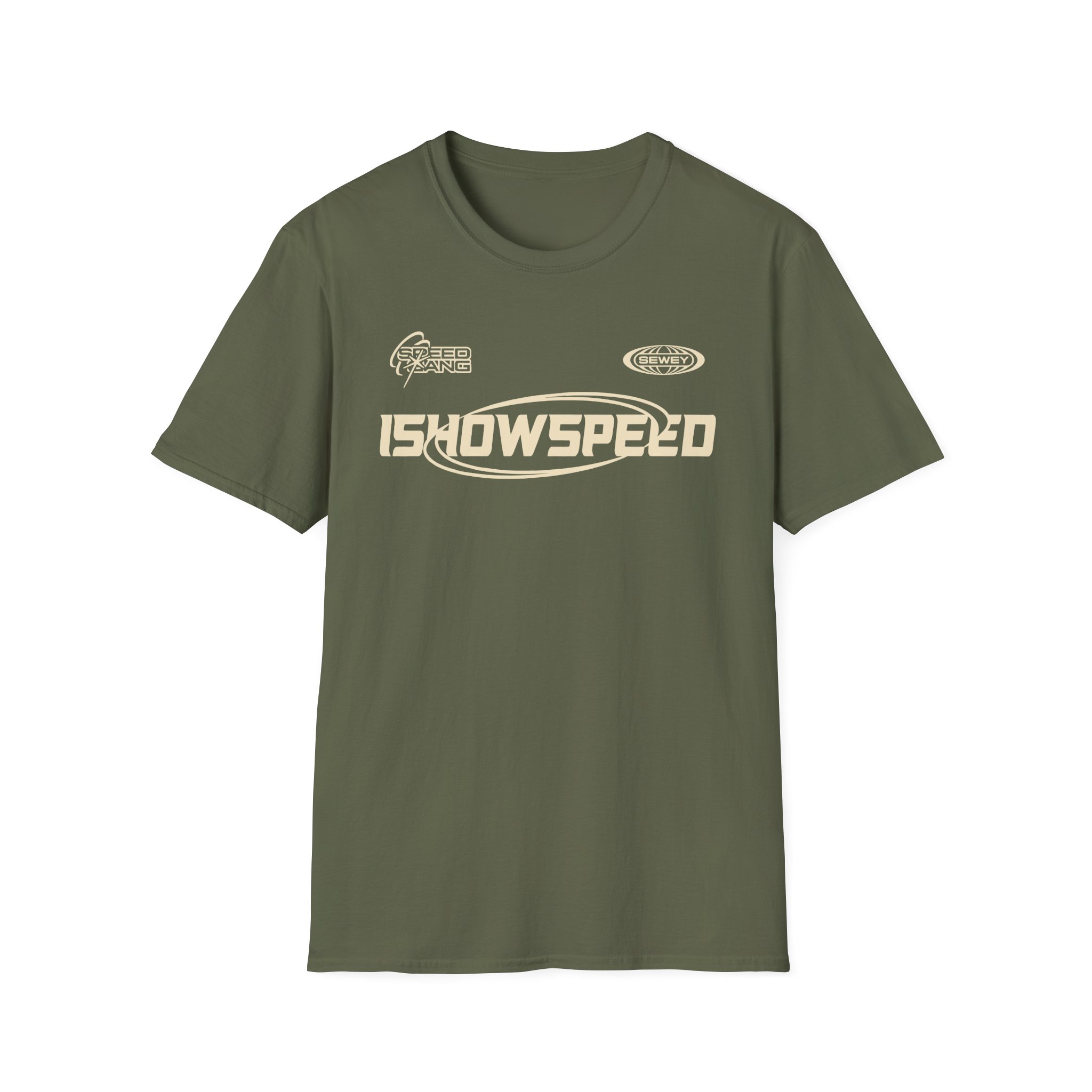 Ishowspeed Racing Royal Unisex Softstyle T-Shirt