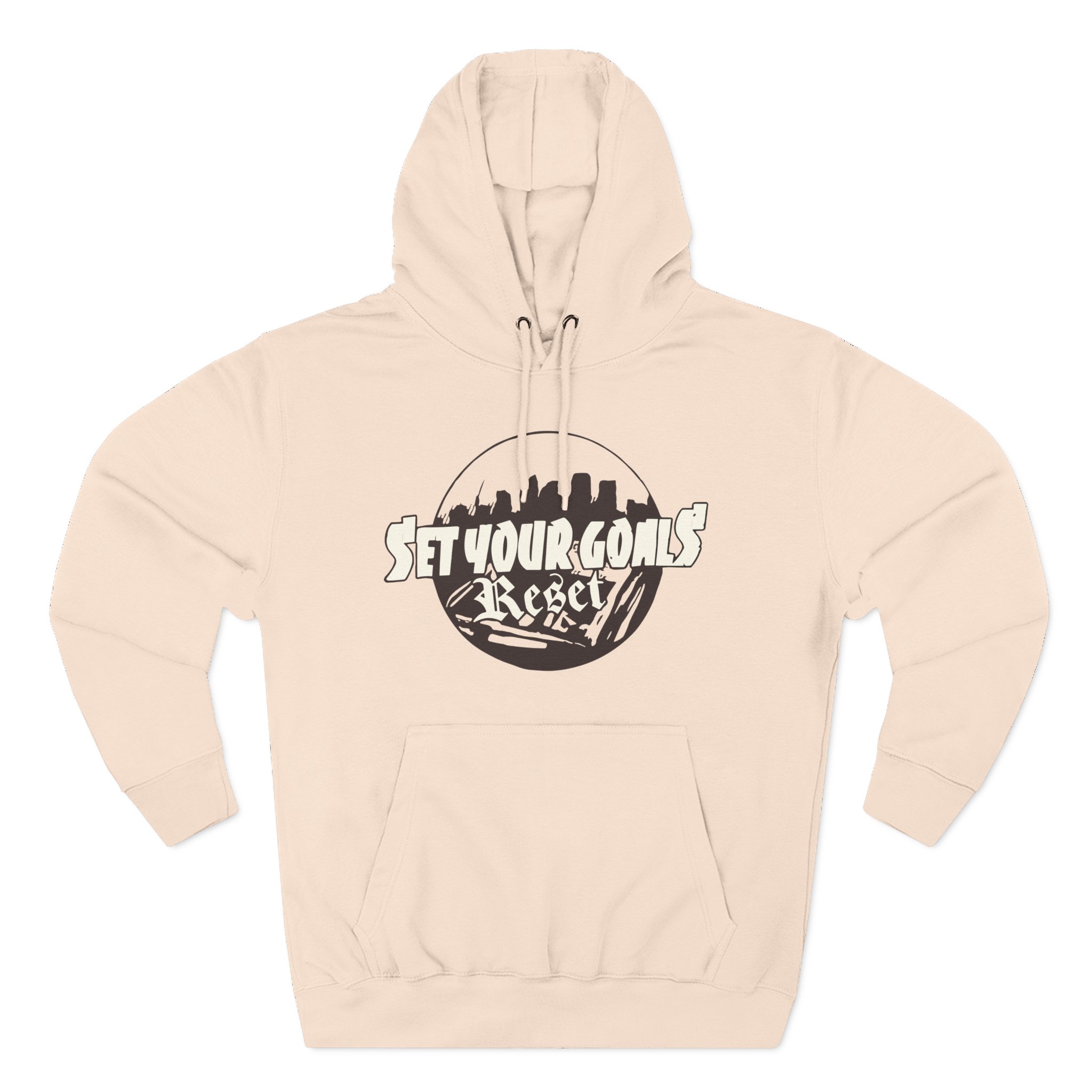 Set Your Goals Reset Three-Panel Fleece Hoodie