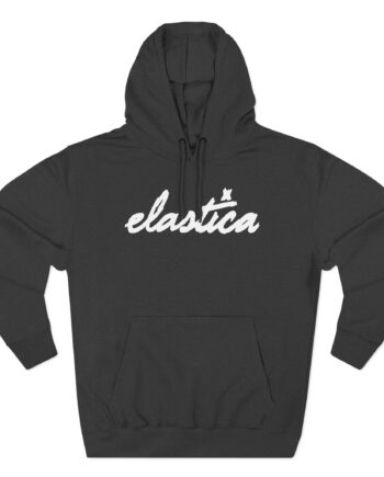 Elastica Logo Three-Panel Fleece Hoodie