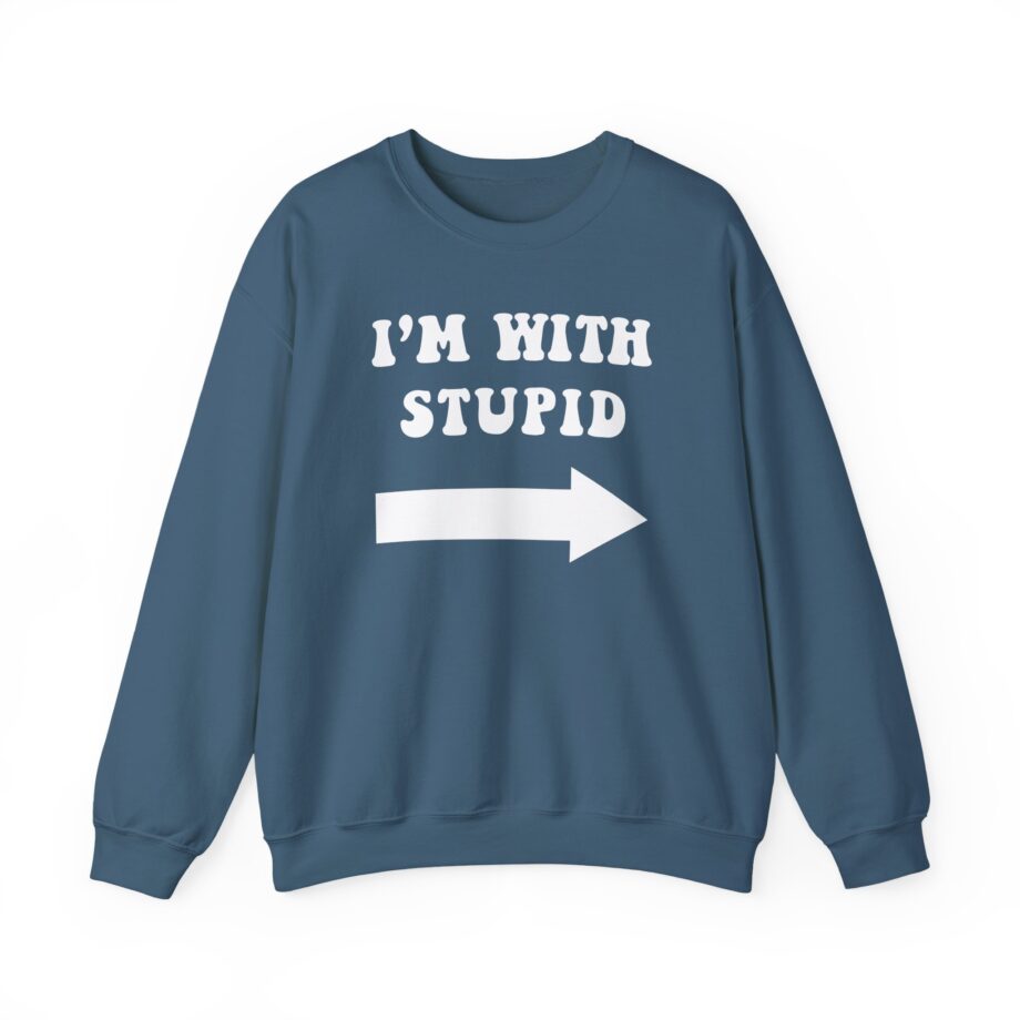 Jimmy Kimmel I'm With Stupid Unisex Heavy Blend™ Crewneck Sweatshirt