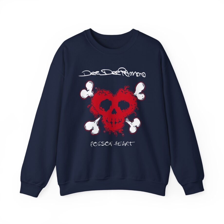 Ramones Distressed Poison Heart Unisex Heavy Blend™ Crewneck Sweatshirt