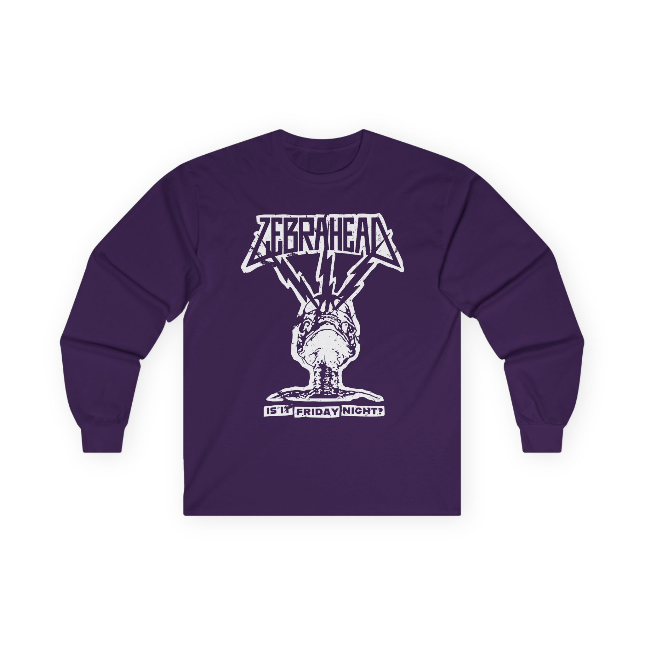 Zebrahead Lightning Skull Friday night tour Unisex Ultra Cotton Long Sleeve Tee
