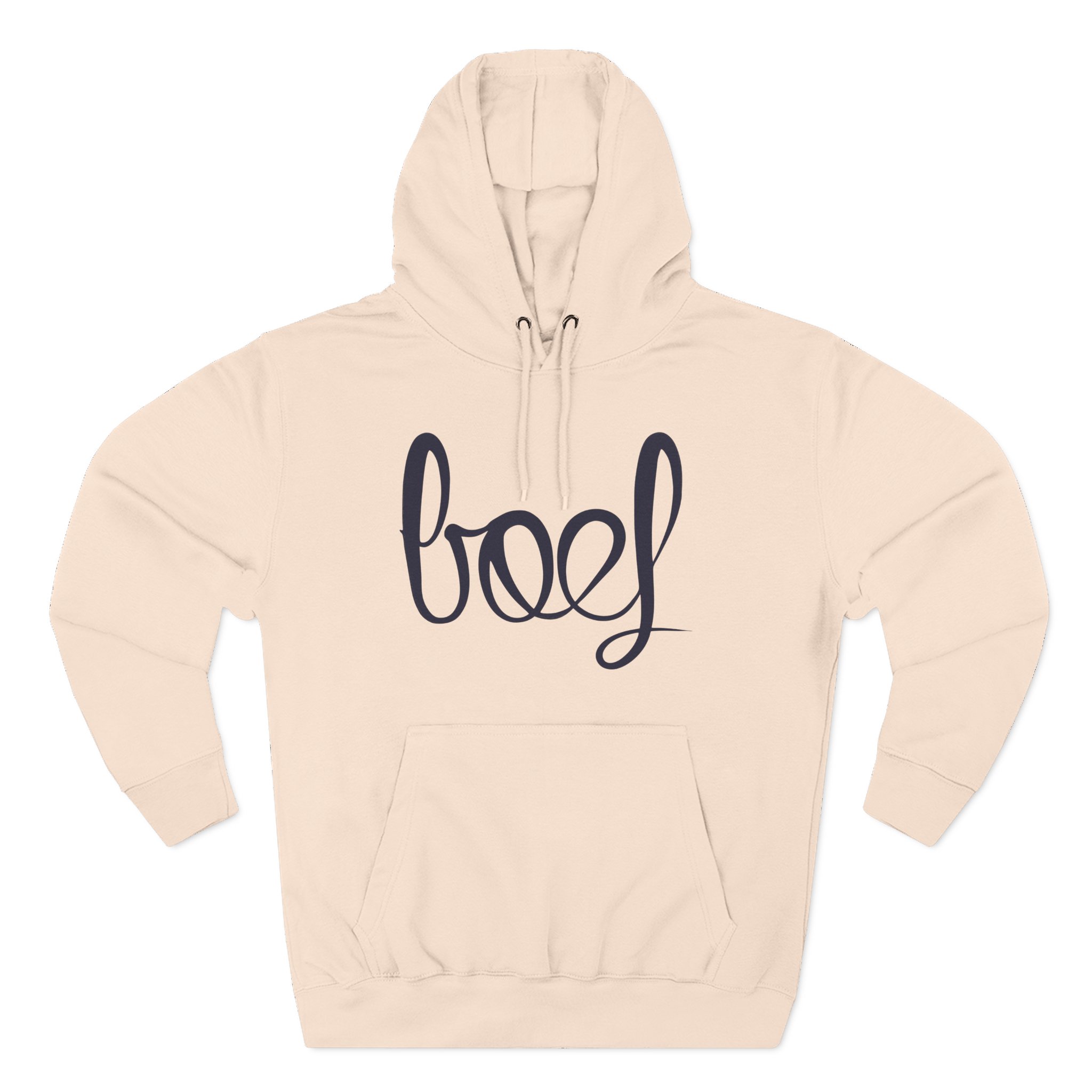 Boef Three-Panel Fleece Hoodie
