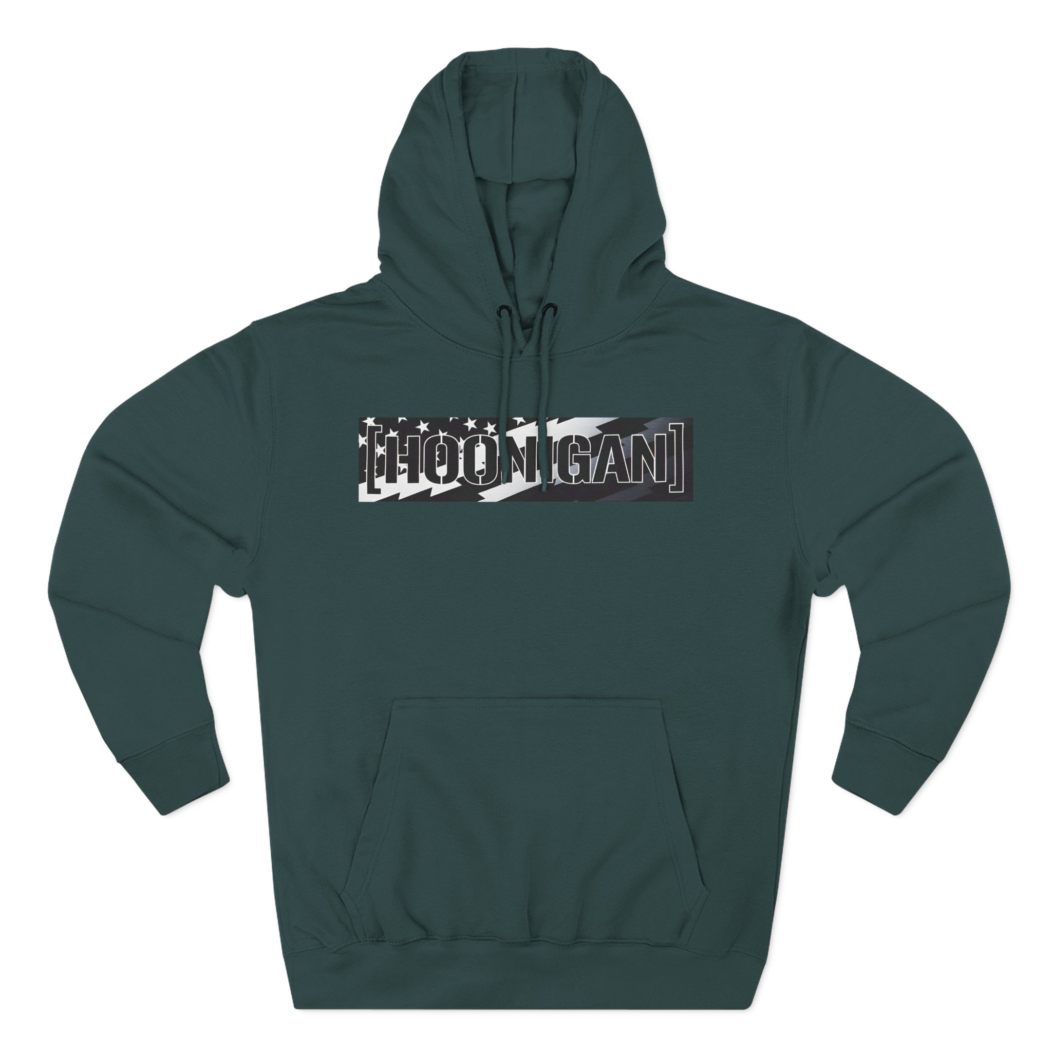 Ken Block Hoonigan Stars & Stripes Censor Bar Three-Panel Fleece Hoodie