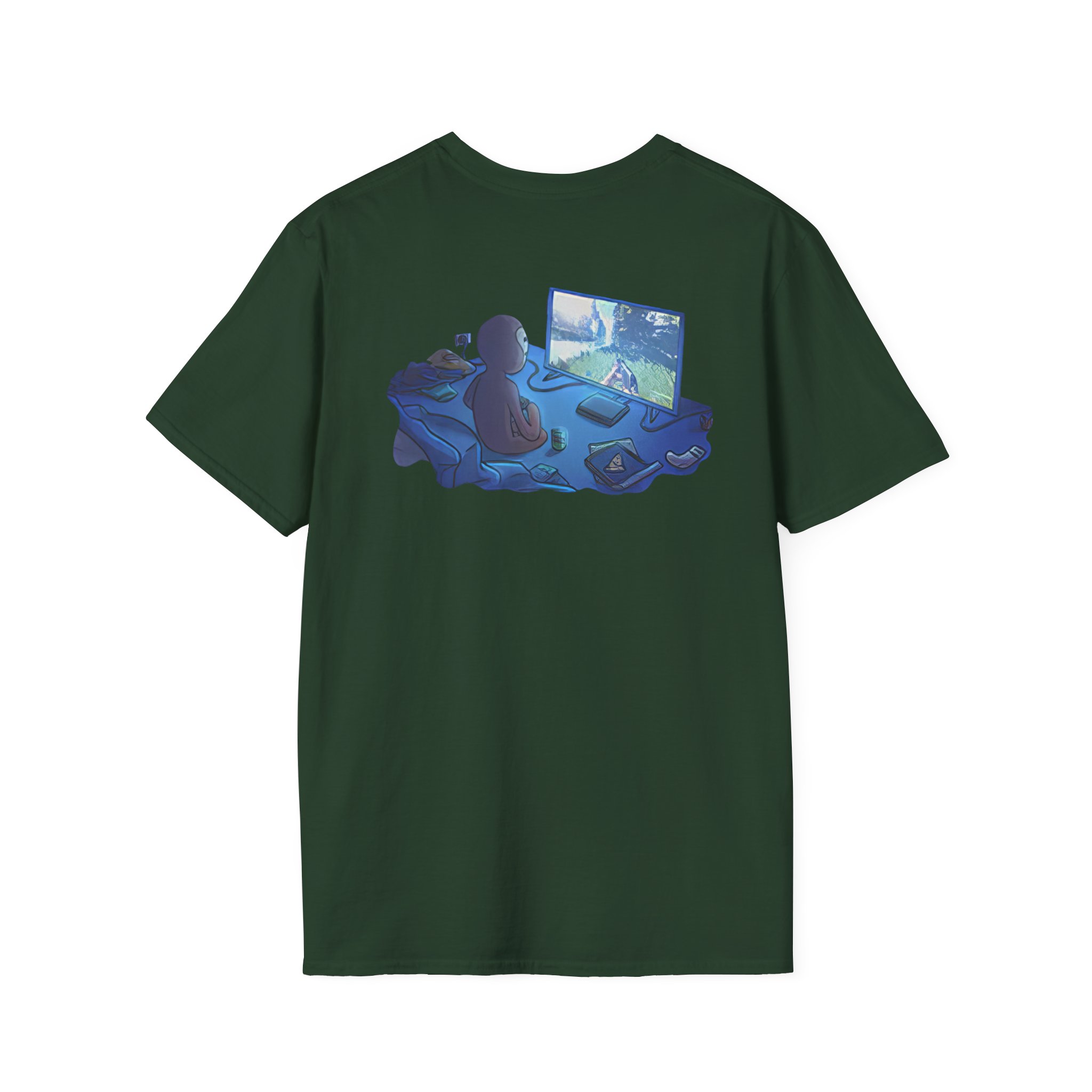 Spoonkid  Rust Monke Unisex Softstyle T-Shirt