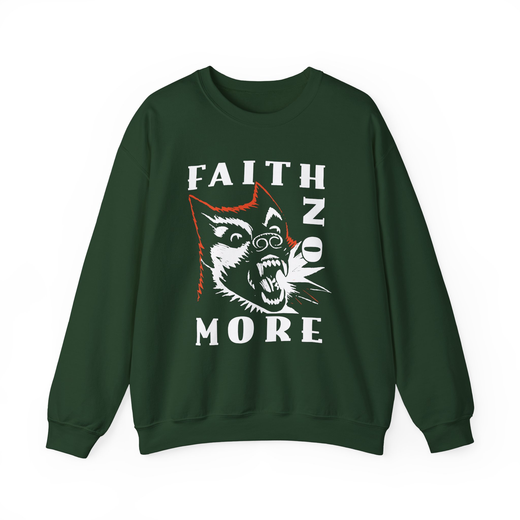 Faith No More Logo Dog Unisex Heavy Blendâ„¢ Crewneck Sweatshirt