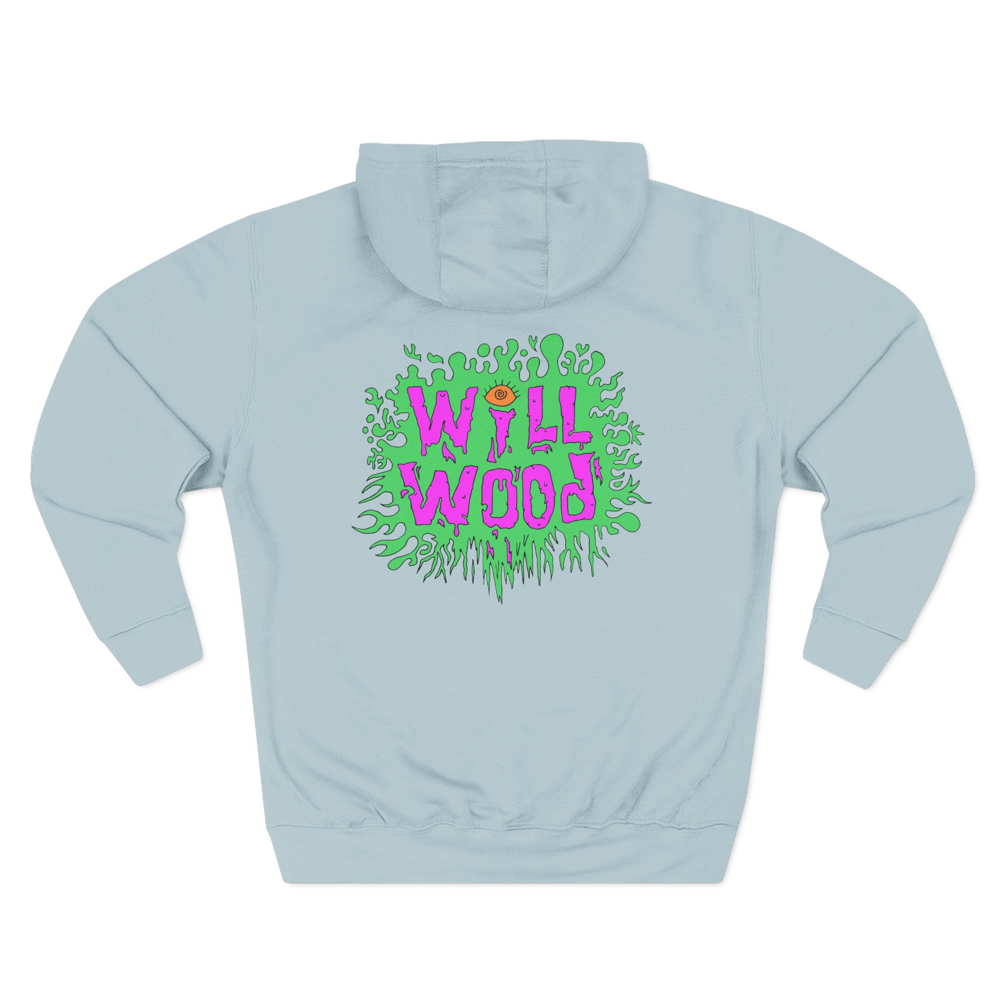 Will Wood Death of the Author Three-Panel Fleece Hoodie