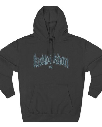 Kublai Khan is King Three-Panel Fleece Hoodie