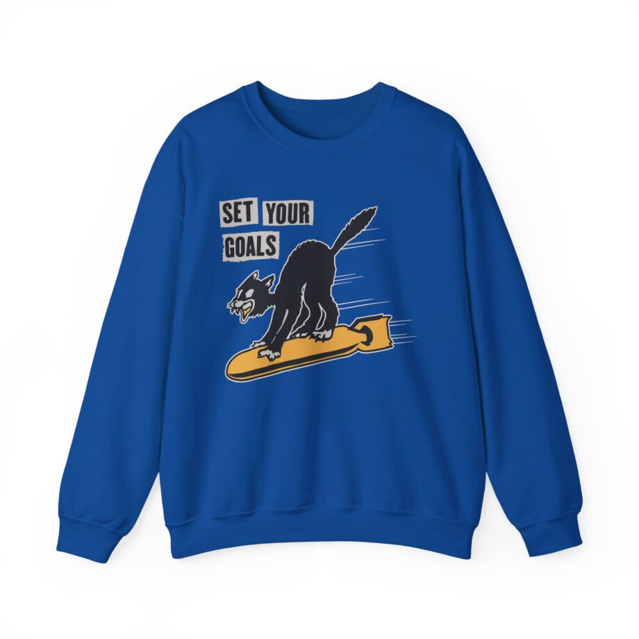 Set Your Goals Bomber Unisex Heavy Blend™ Crewneck Sweatshirt