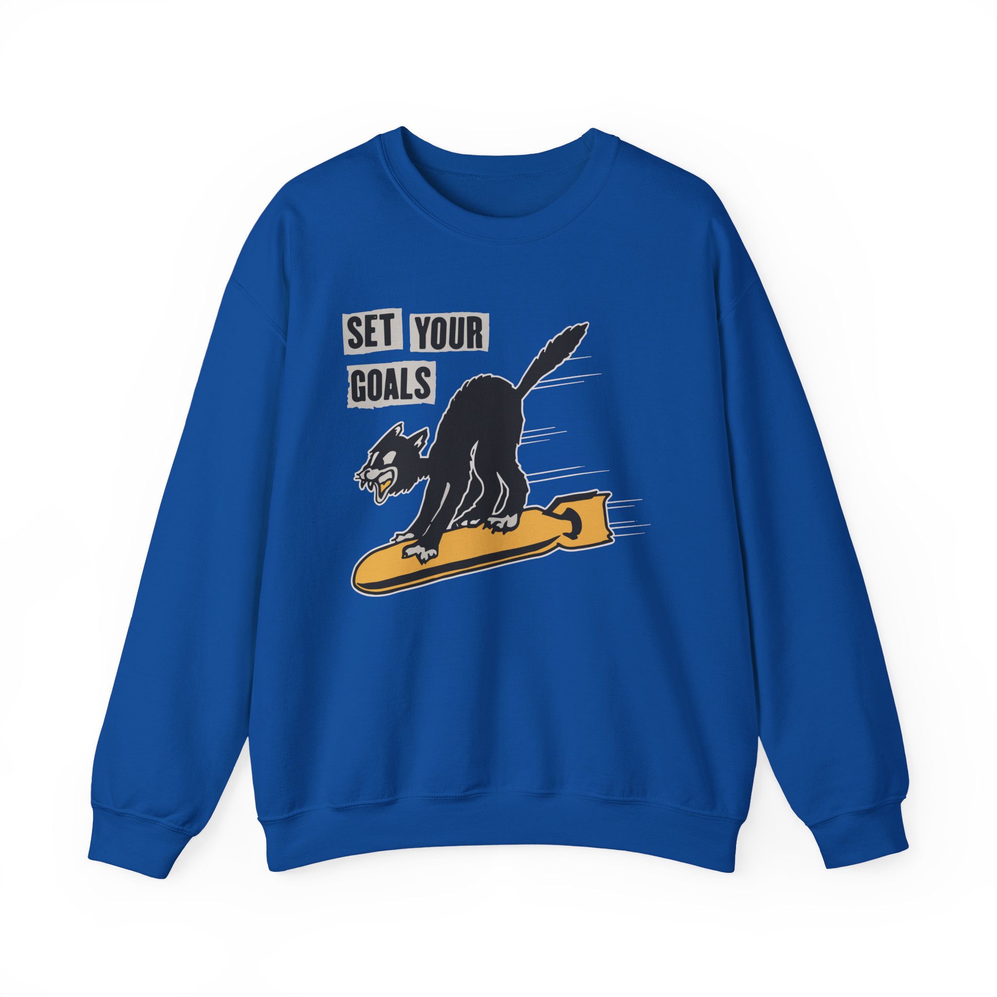 Set Your Goals Bomber Unisex Heavy Blendâ„¢ Crewneck Sweatshirt