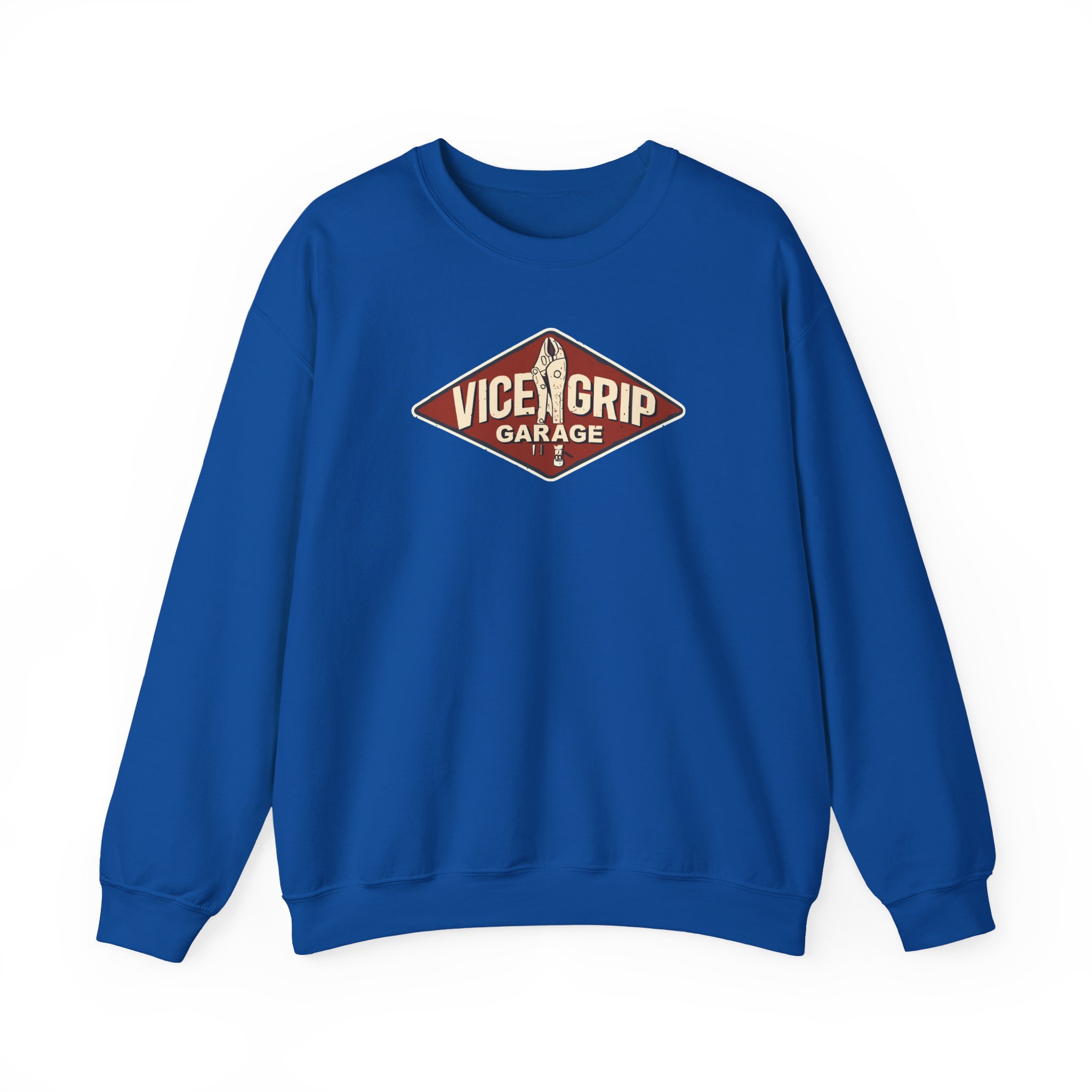 Vicegripgarage Garage Sign Unisex Heavy Blendâ„¢ Crewneck Sweatshirt