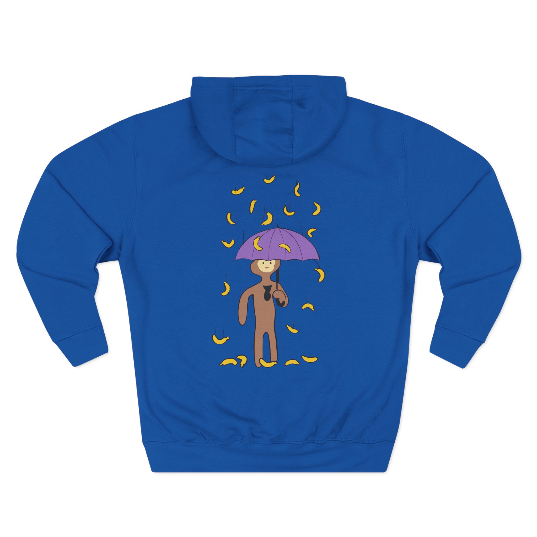 Spoonkid Raining Bananas Three-Panel Fleece Hoodie