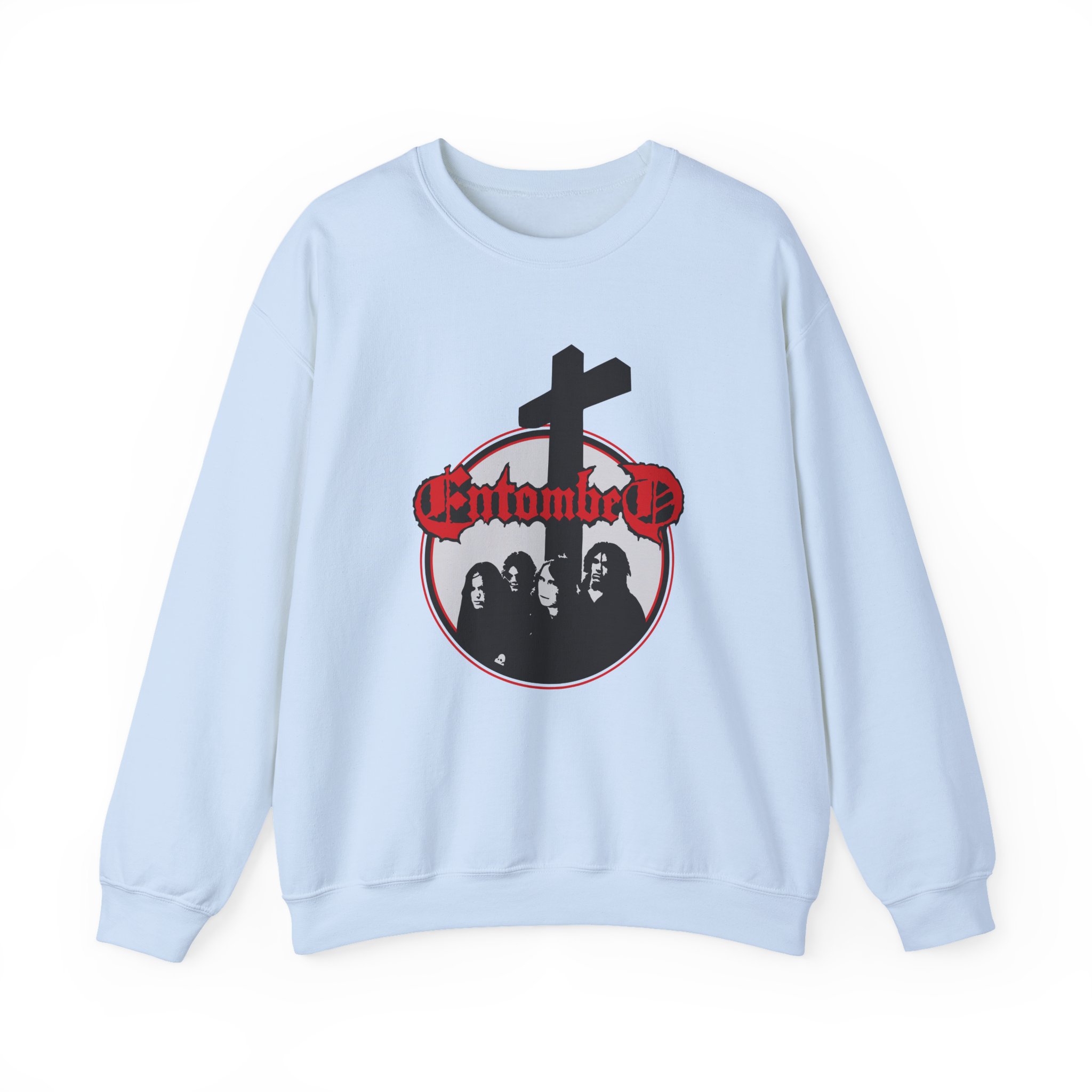 Entombed 3/4 Baseball Left Hand Unisex Heavy Blendâ„¢ Crewneck Sweatshirt