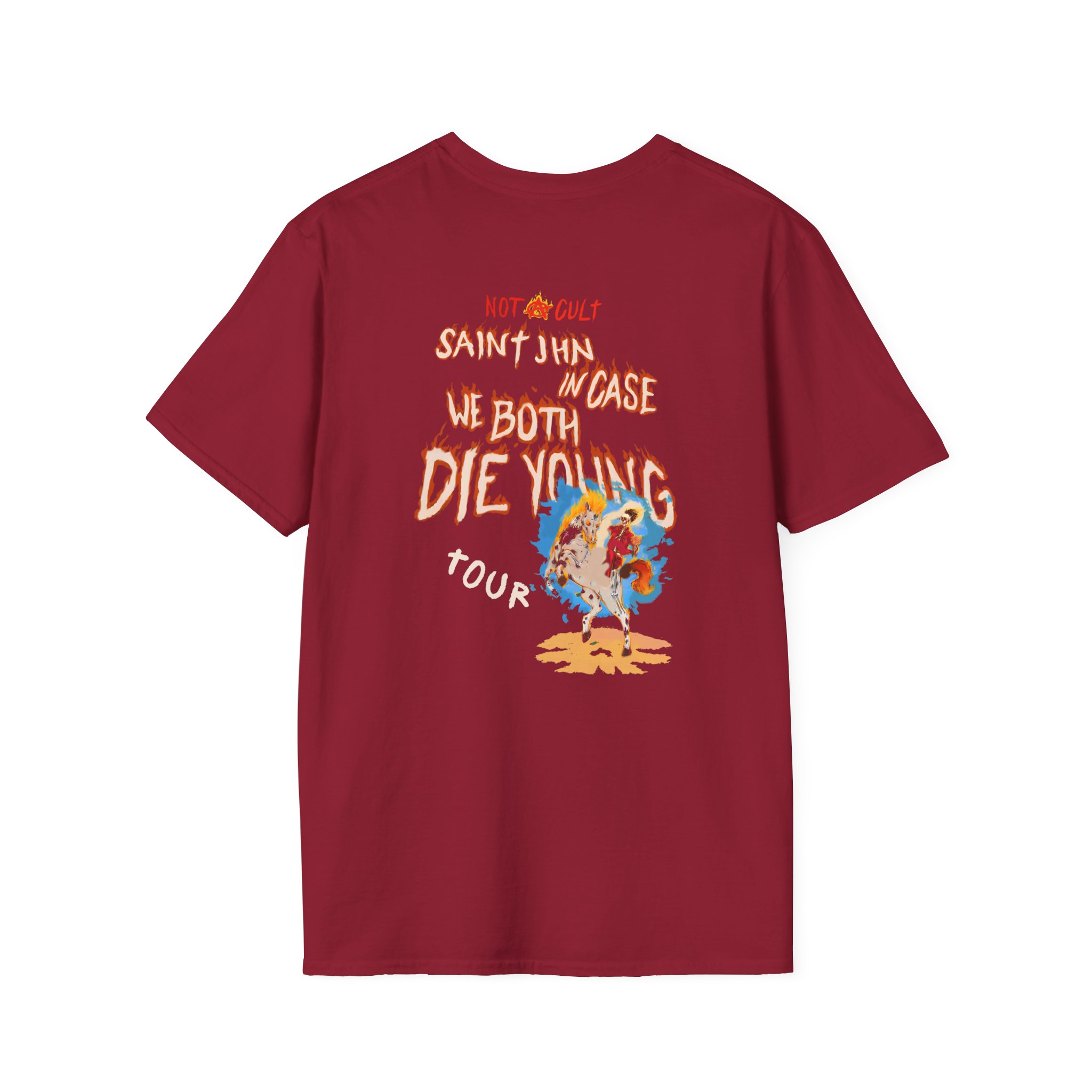 Saint Jhn Incase We Both Die Young World Tour Unisex Softstyle T-Shirt