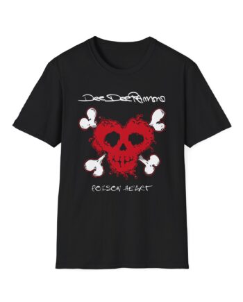Ramones Distressed Poison Heart Unisex Softstyle T-Shirt