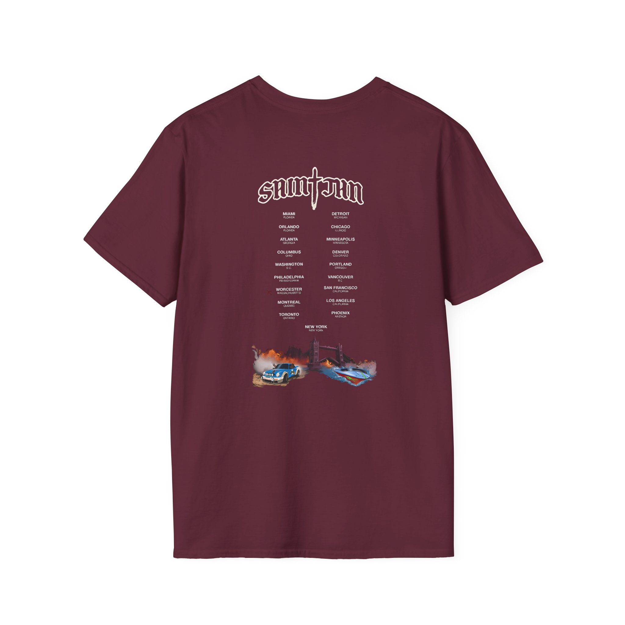Saint JhnIgnorant Forever World Tour Unisex Softstyle T-Shirt