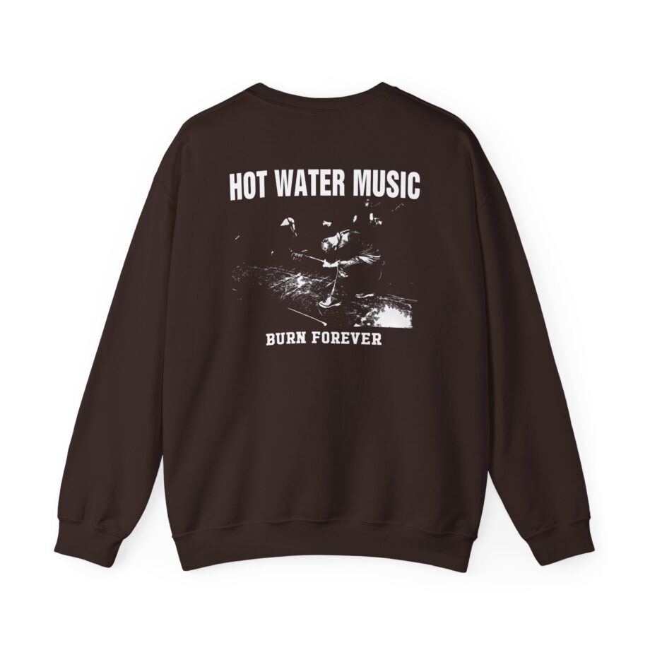 Hot Water Music Burn Forever Unisex Heavy Blend™ Crewneck Sweatshirt