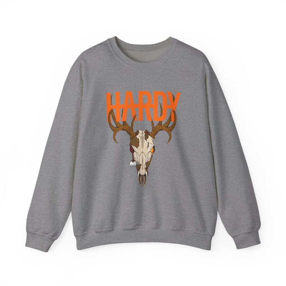 Hardy Deer Skull Unisex Heavy Blend™ Crewneck Sweatshirt