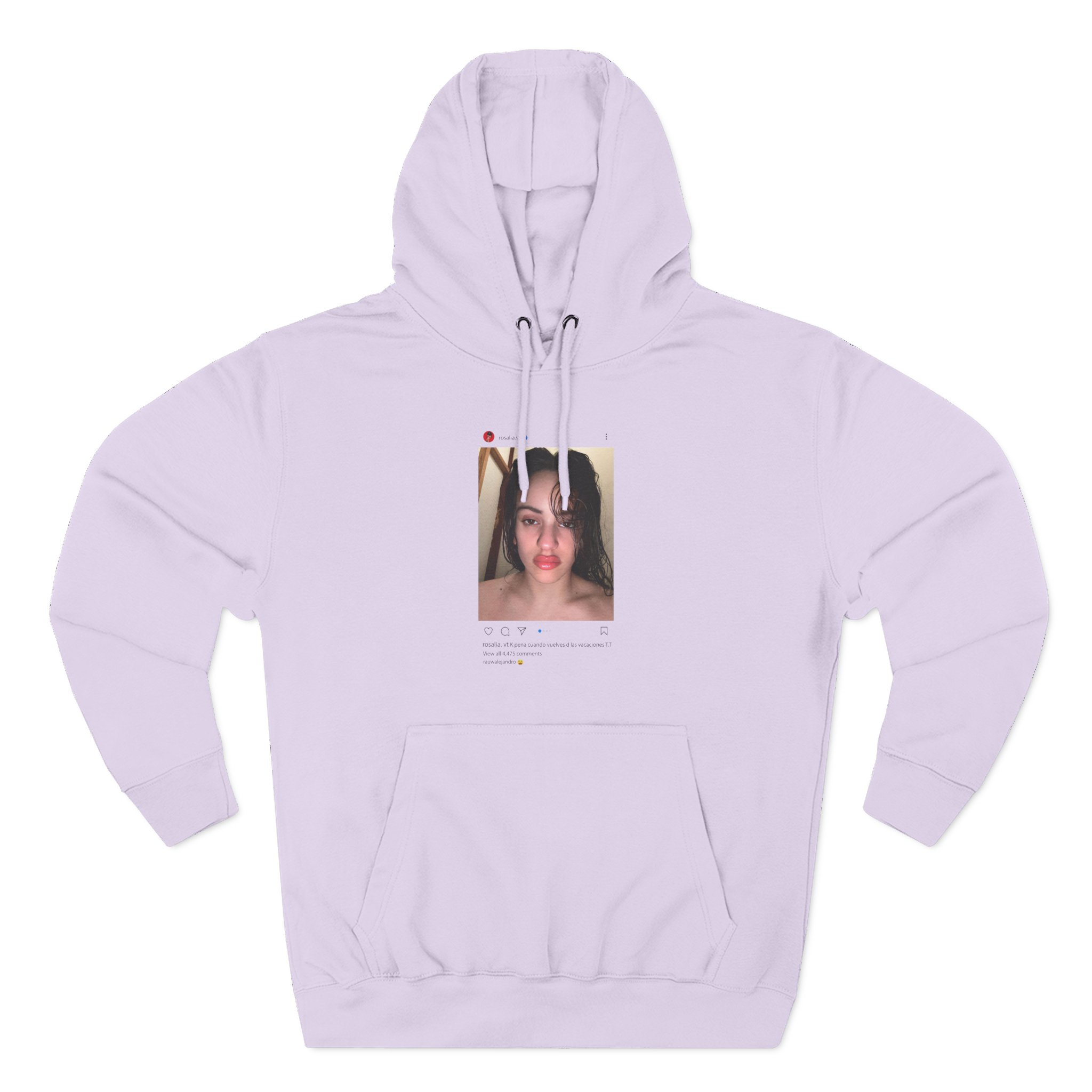 Rosalia Motomami Instagram Three-Panel Fleece Hoodie