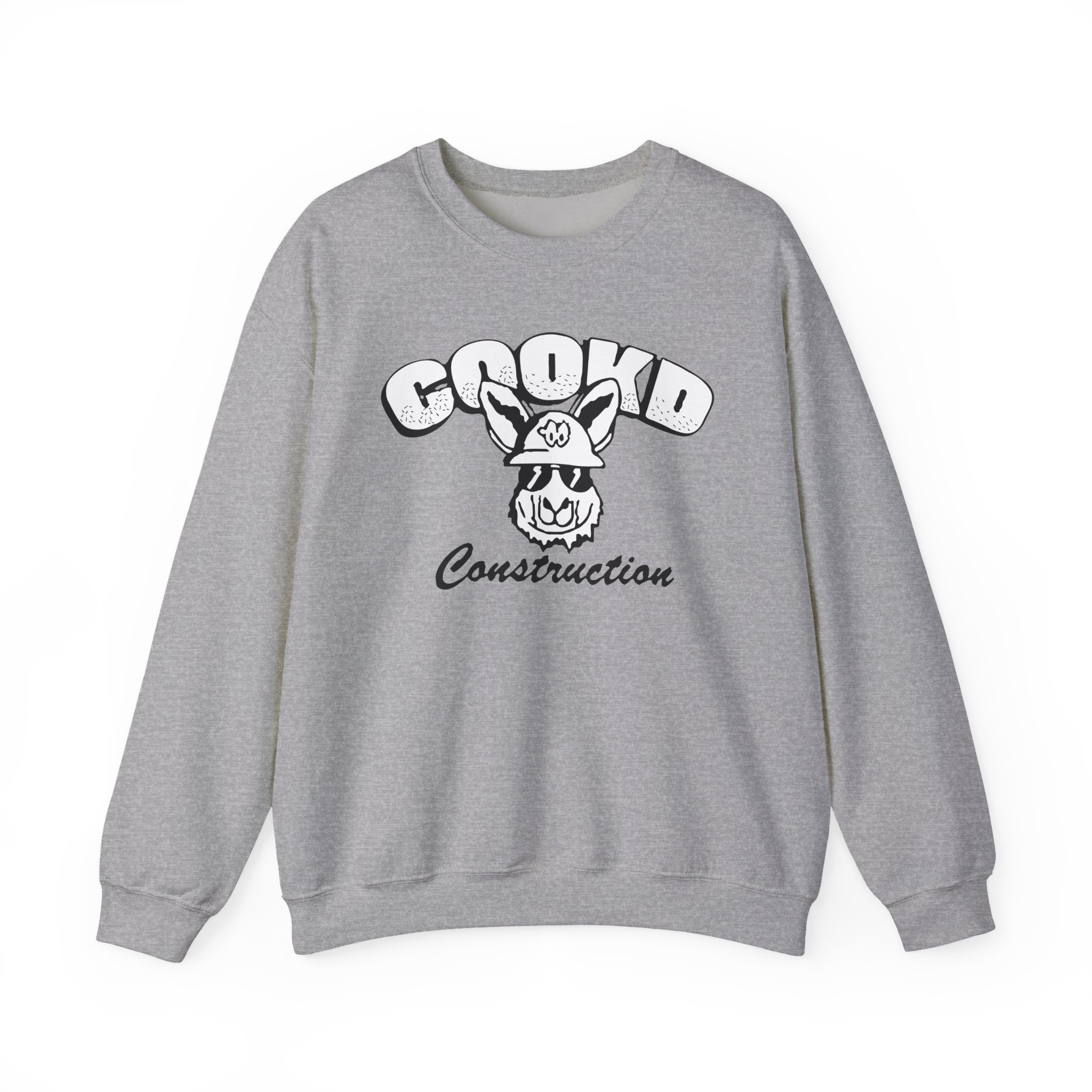 Lazarbeam Cookd Construction Unisex Heavy Blendâ„¢ Crewneck Sweatshirt