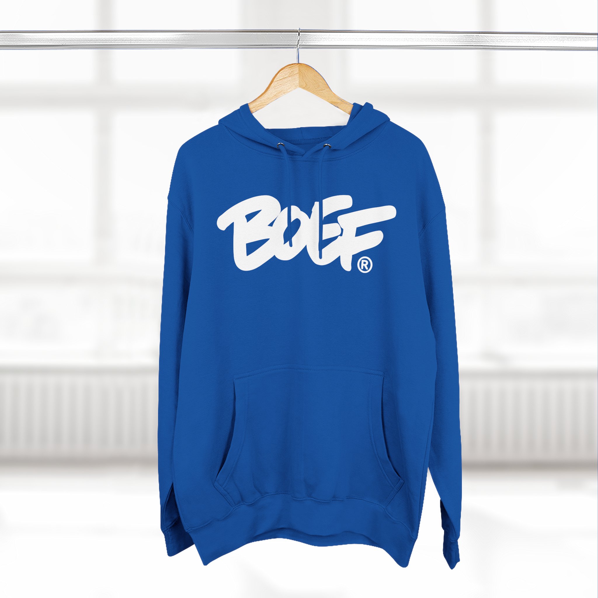 Boef Three-Panel Fleece Hoodie