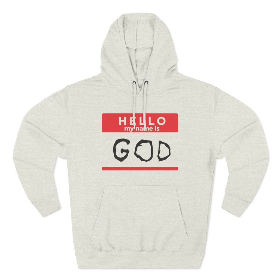 Aphex Twin Hello My Name is God Three-Panel Fleece Hoodie