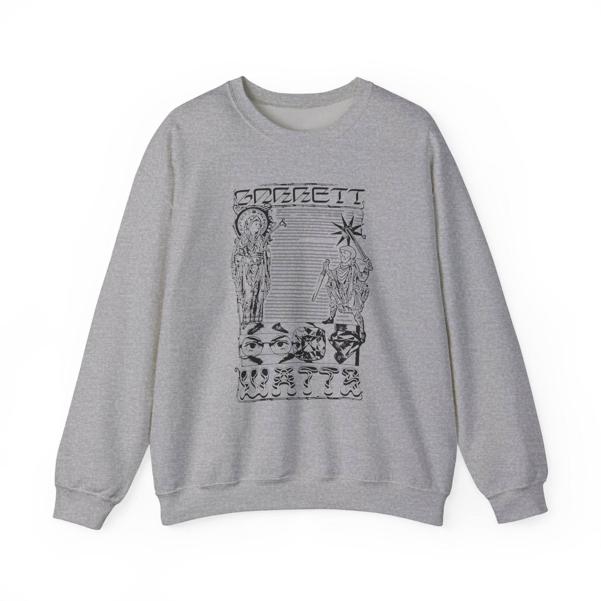 Garrett Watts the Secret  Heavy Blendâ„¢ Crewneck Sweatshirt