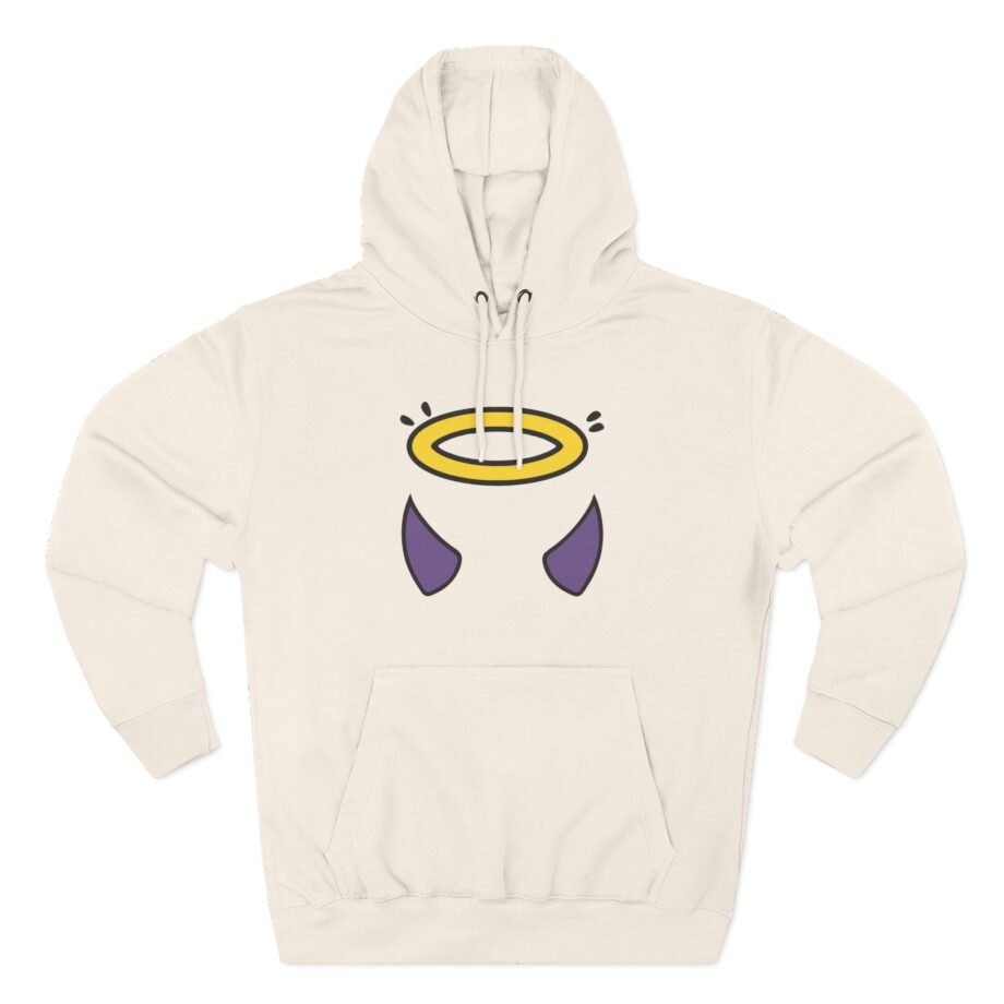 Thasup Angel Devil Three-Panel Fleece Hoodie