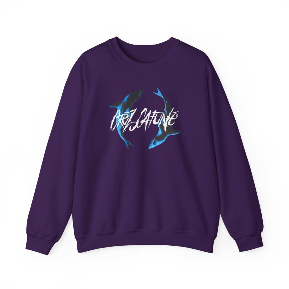 Cruz Cafune Double Shark Unisex Heavy Blend™ Crewneck Sweatshirt