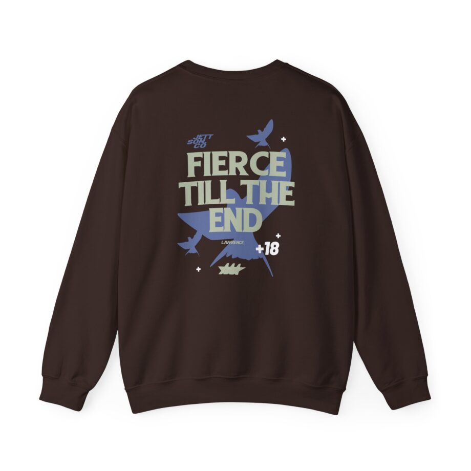 Jett Lawrenc Fierce Till the End Unisex Heavy Blend™ Crewneck Sweatshirt
