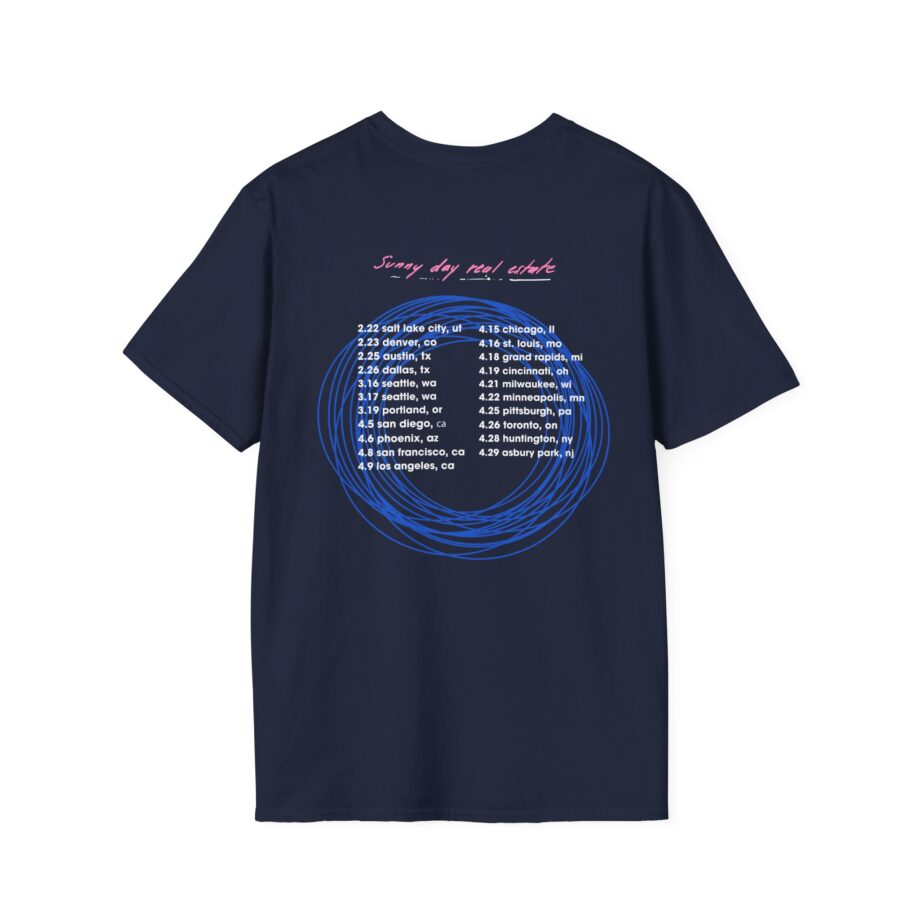 Sunny Day Real Estate 2023 Paper Planes Tour Unisex Softstyle T-Shirt