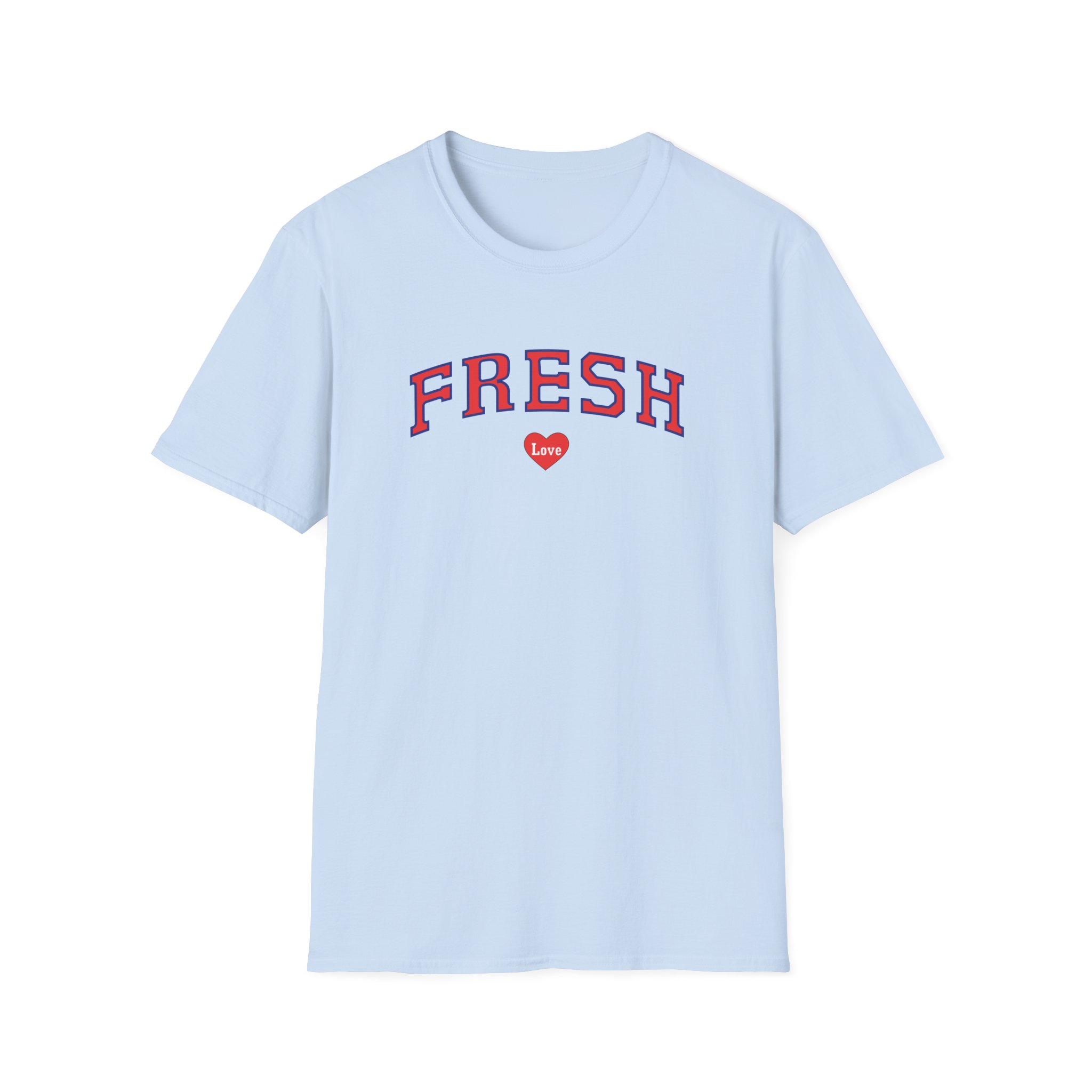 Fresh Love Heart Unisex Softstyle T-Shirt
