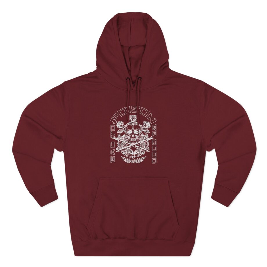 Poison Bad to Be Good Three-Panel Fleece Hoodie