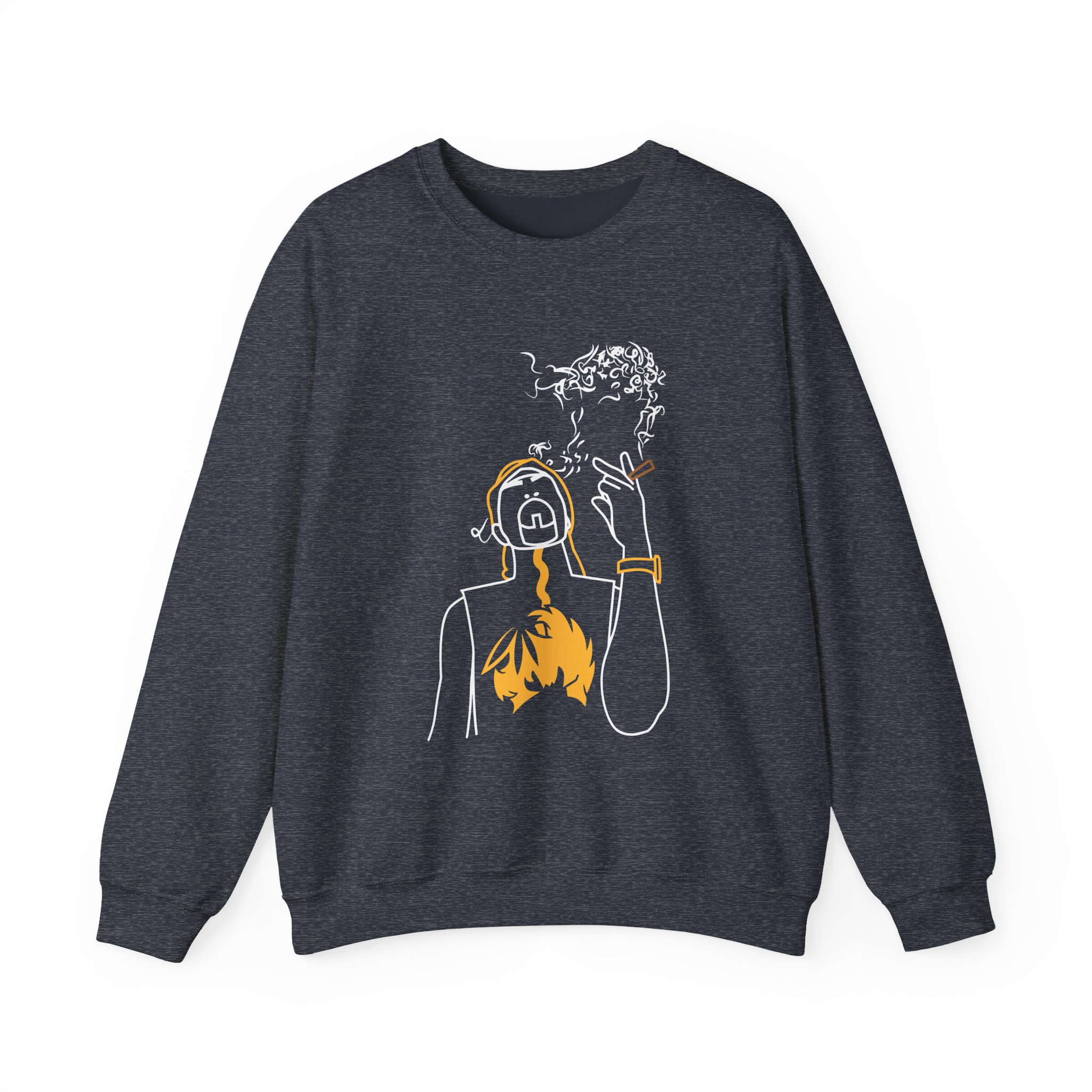 Method Man Iron Lung Line Art Unisex Heavy Blendâ„¢ Crewneck Sweatshirt