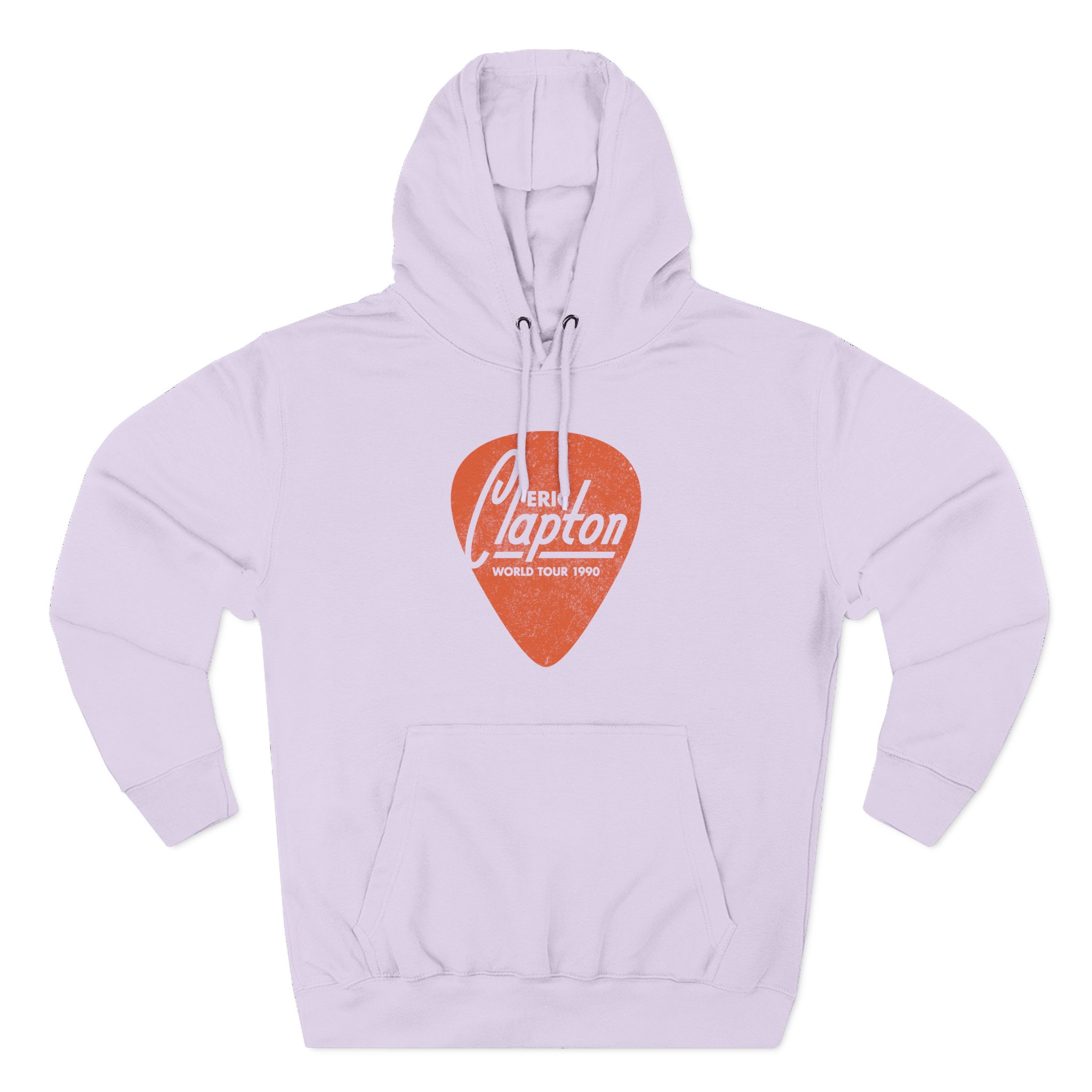 Eric Clapton Guitar Pick Three-Panel Fleece Hoodie