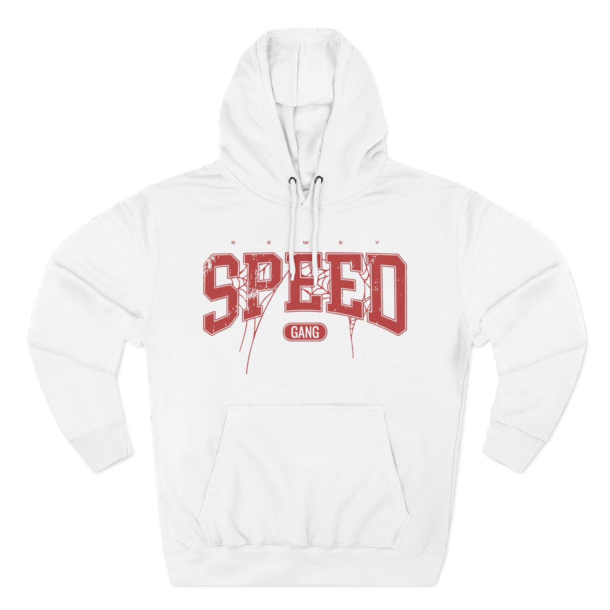 Ishowspeed Spider Web Three-Panel Fleece Hoodie