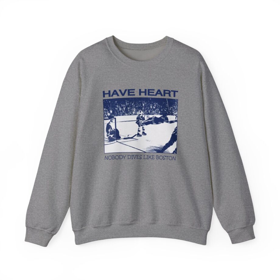 Have Heart Nobody Dives Like Boston Unisex Heavy Blend™ Crewneck Sweatshirt