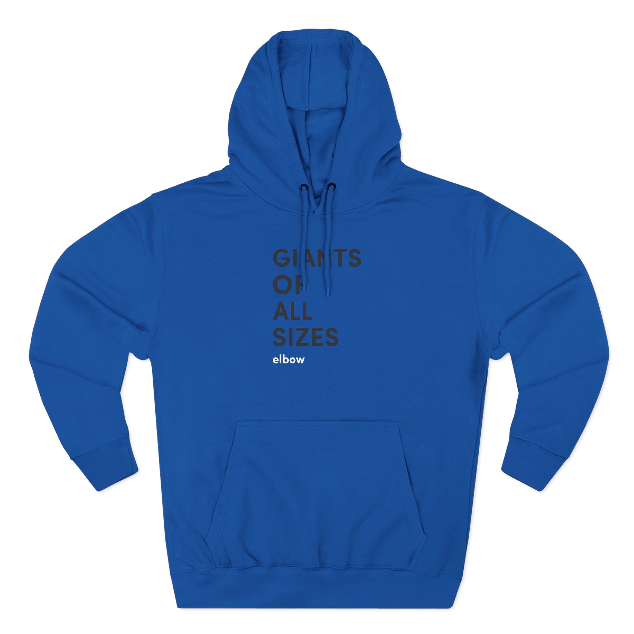 Elbow Audio Giants of All Sizes Three-Panel Fleece Hoodie