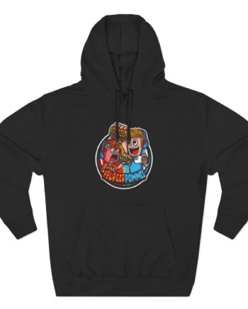 Burger Pommes Three-Panel Fleece Hoodie