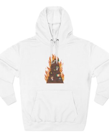 Kneecap Three-Panel Fleece Hoodie