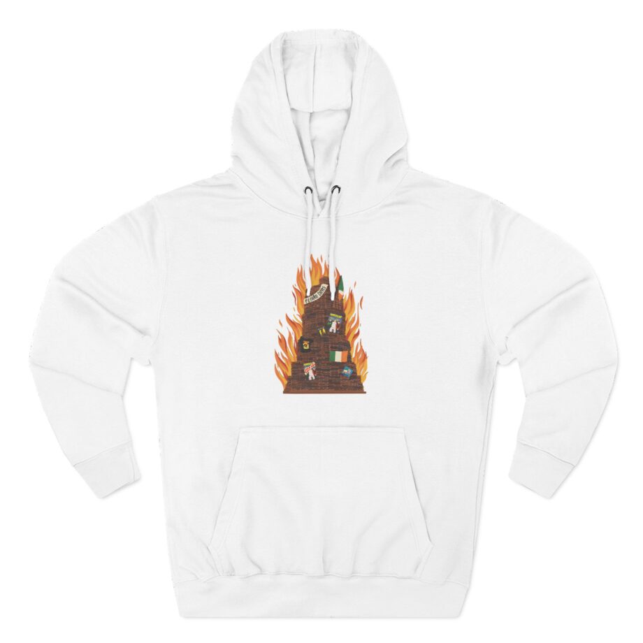 Kneecap Three-Panel Fleece Hoodie