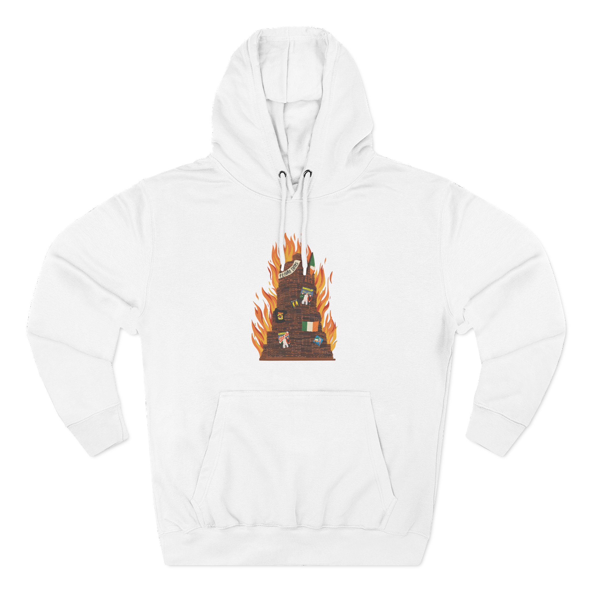 Kneecap Three-Panel Fleece Hoodie